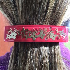 💯 Authentic LV Swarovski Berry Inclusion Barette